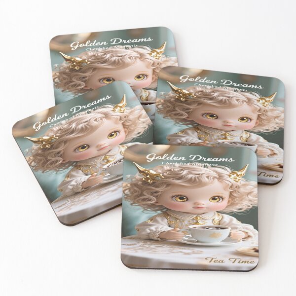 Item preview, Golden Dreams Cherished Moments-Tea Time 1 designed and sold by DinsignStudio.