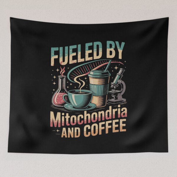 Item preview, Biology Teacher Science Fueled By Mitochondria Coffee  designed and sold by ClassicAnthony.