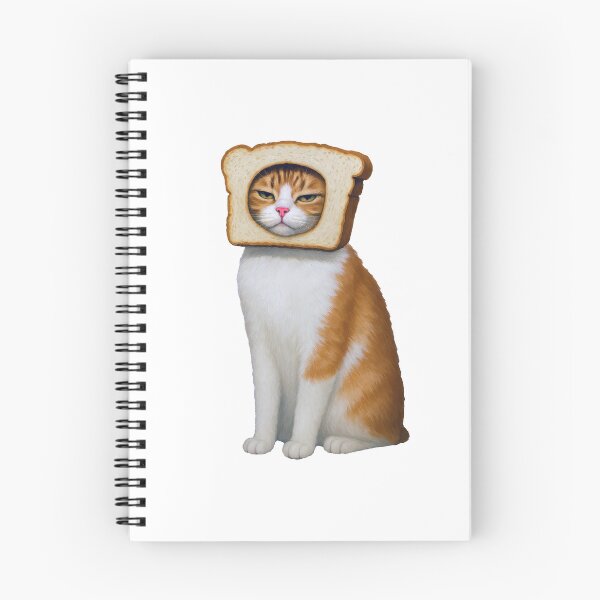 Item preview, Funny Cat Wearing Toast Bread on Head designed and sold by TeeARTHY.