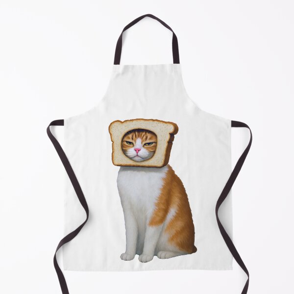 Item preview, Funny Cat Wearing Toast Bread on Head designed and sold by TeeARTHY.