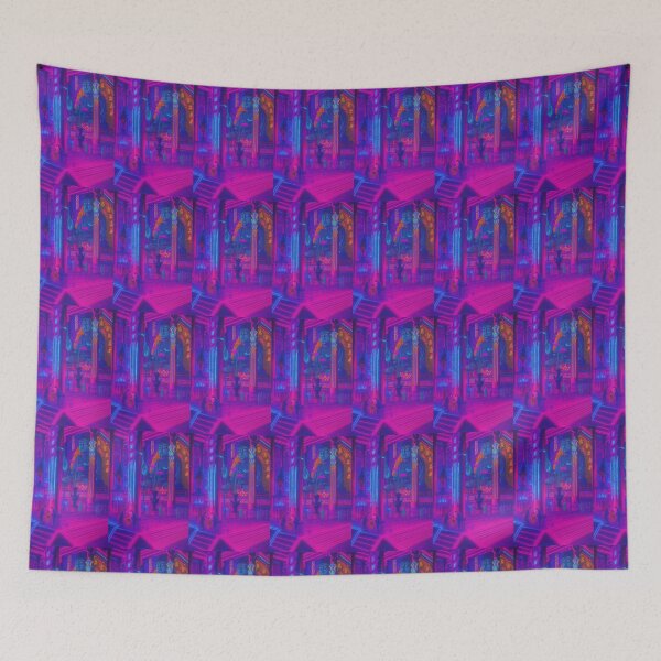 Item preview, Neon Ukiyo-e Great Buddha of Nara designed and sold by Neo-Ukiyo-Wave.