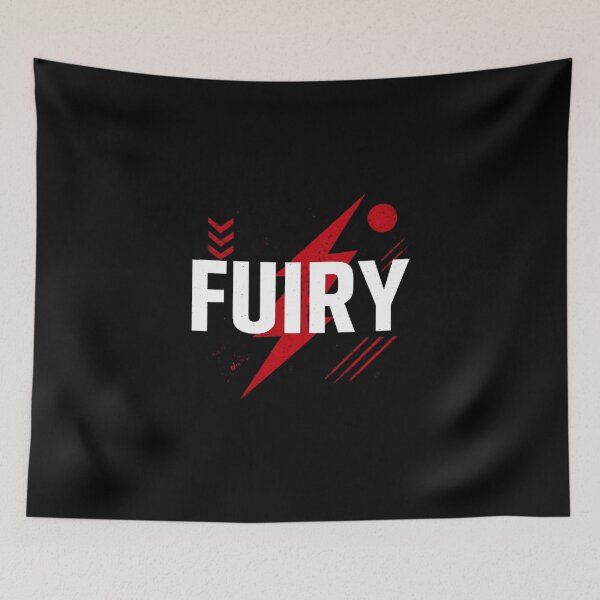Item preview, FUIRY Streetwear Logo Design | Bold Industrial Abstract Graphic | Minimal Red & White Grunge Style T-Shirt & Hoodie Print designed and sold by FUIRY .