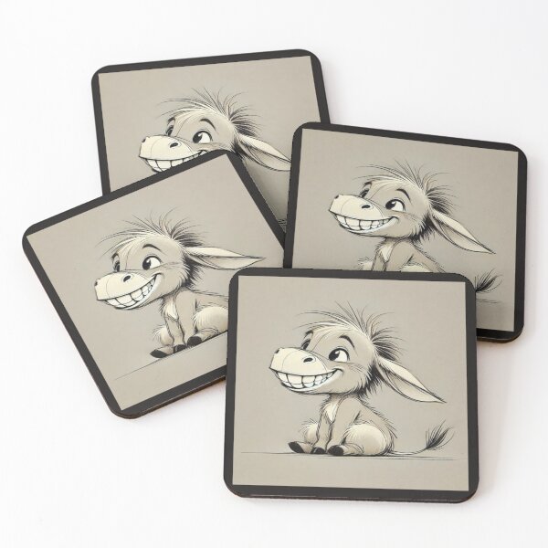 Item preview, Drawing of Happy  Eeyore Cartoon Smile  designed and sold by NivyasArtistry.