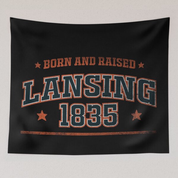 Item preview, Lansing, born and raised designed and sold by HB Shirts.