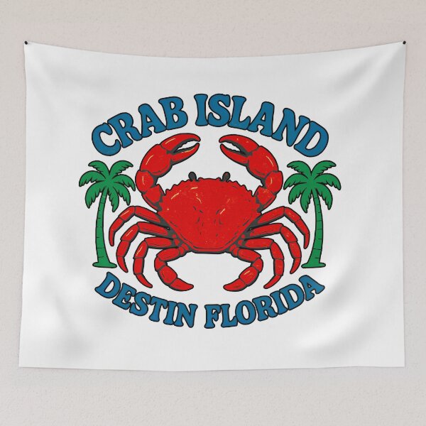Item preview, Crab Island Destin Florida Tropical Beach designed and sold by TeeARTHY.