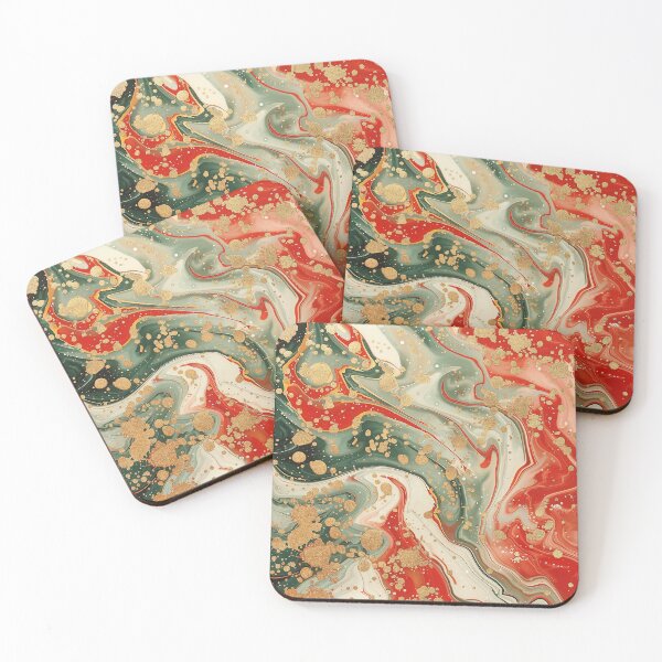 Item preview, Festive marble design designed and sold by Letteraddicted.