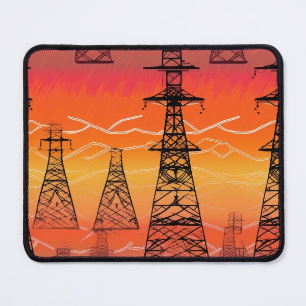 Item preview, Pylon Horizon Pop Art Pattern designed and sold by pinkal.