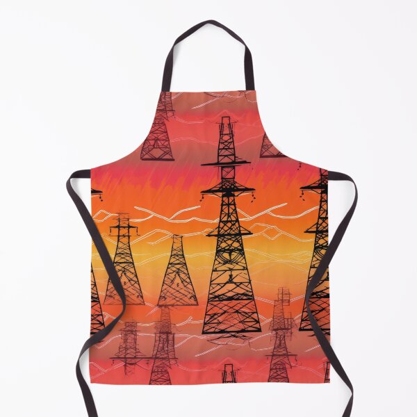 Item preview, Pylon Horizon Pop Art Pattern designed and sold by pinkal.