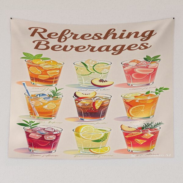 Item preview, Signature Drinks Refreshing Beverages 2 designed and sold by DinsignStudio.
