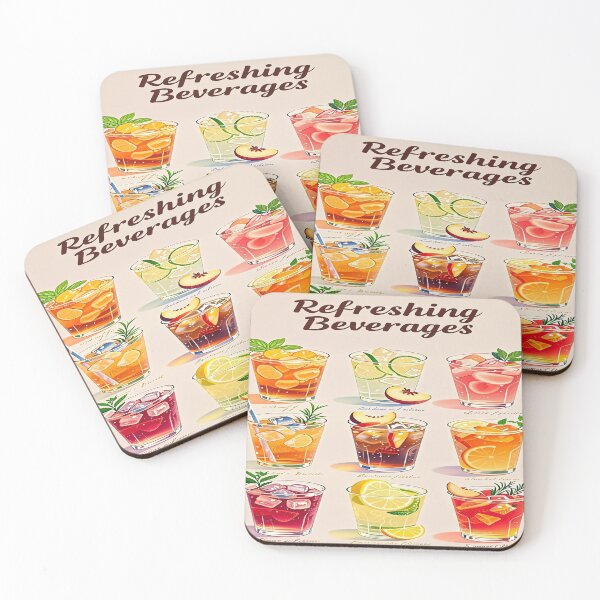 Item preview, Signature Drinks Refreshing Beverages 3 designed and sold by DinsignStudio.
