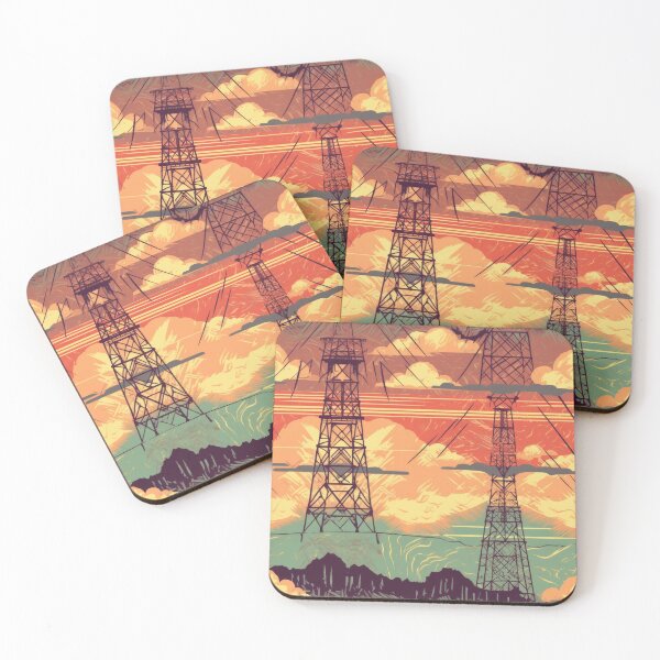 Item preview, Abstract Electric Dreams Pattern designed and sold by pinkal.