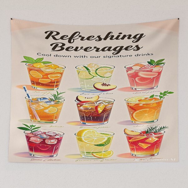 Item preview, Signature Drinks Refreshing Beverages 4 designed and sold by DinsignStudio.