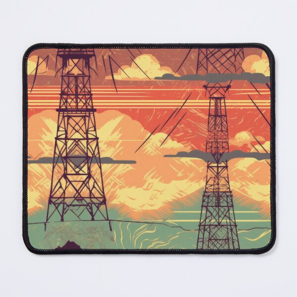 Item preview, Abstract Electric Dreams Pattern designed and sold by pinkal.