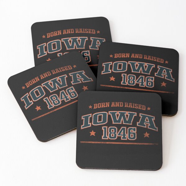 Item preview, Iowa, born and raised designed and sold by HB Shirts.