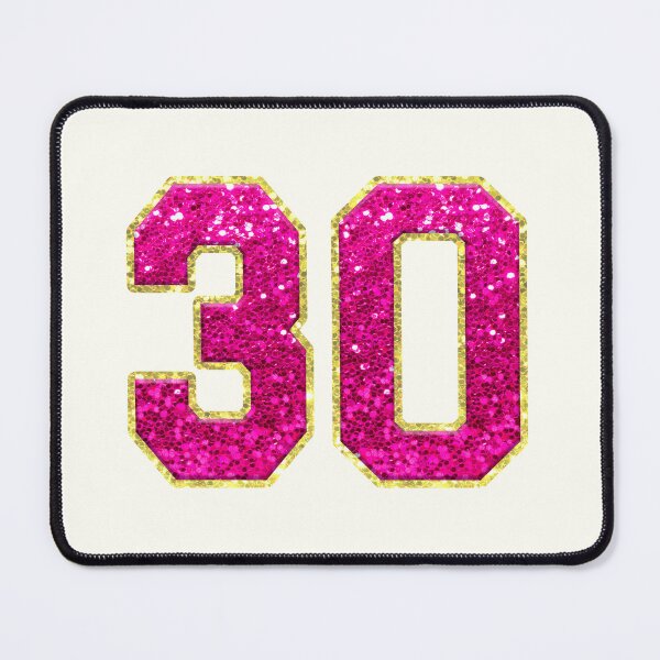 Item preview, Number 30 Pink Glitter designed and sold by Jeallan Designs.