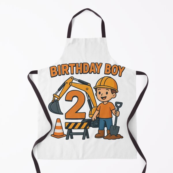 Item preview, 2nd Birthday Boy Construction Digger designed and sold by k3rstman1.