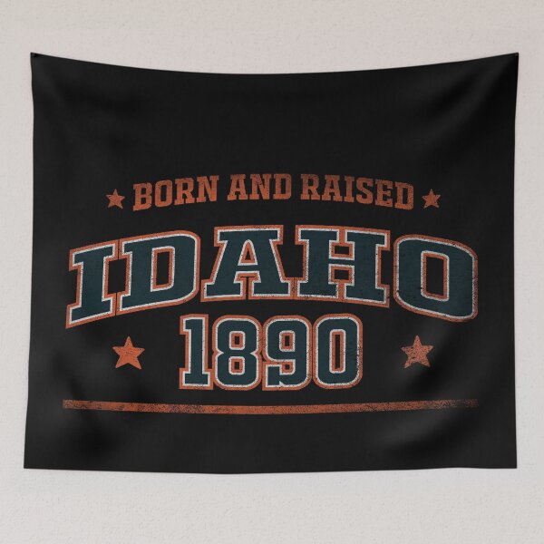 Item preview, Idaho, born and raised designed and sold by HB Shirts.