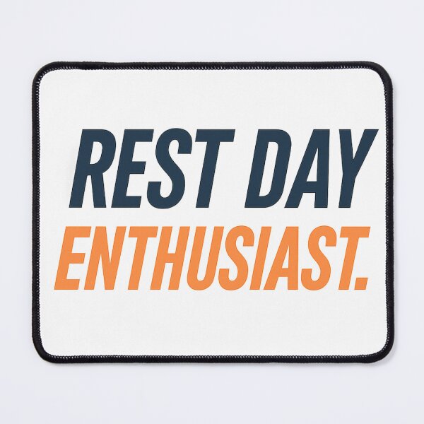 Item preview, Rest Day Enthusiast designed and sold by OffsideMindset.