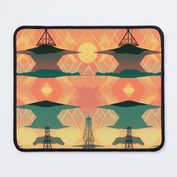Item preview, Geometric Pylon Electric Sky designed and sold by pinkal.