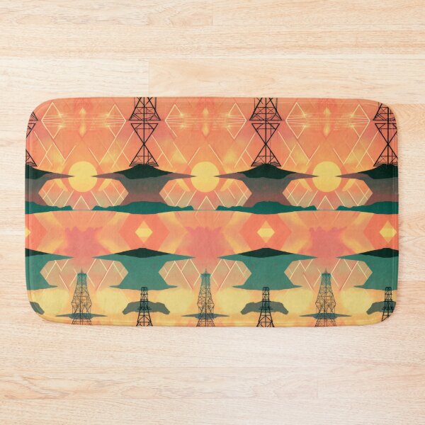 Item preview, Geometric Pylon Electric Sky designed and sold by pinkal.