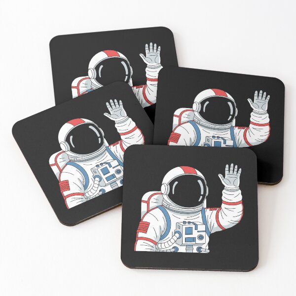 Item preview, Retro Astronaut Waving Hand designed and sold by Le Grand Requin.