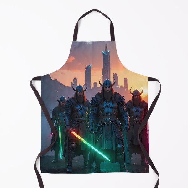Item preview, Pop Urban Fantasy Warriors Creatures Neon Landscapes Art designed and sold by ART ATTACK ZONE.