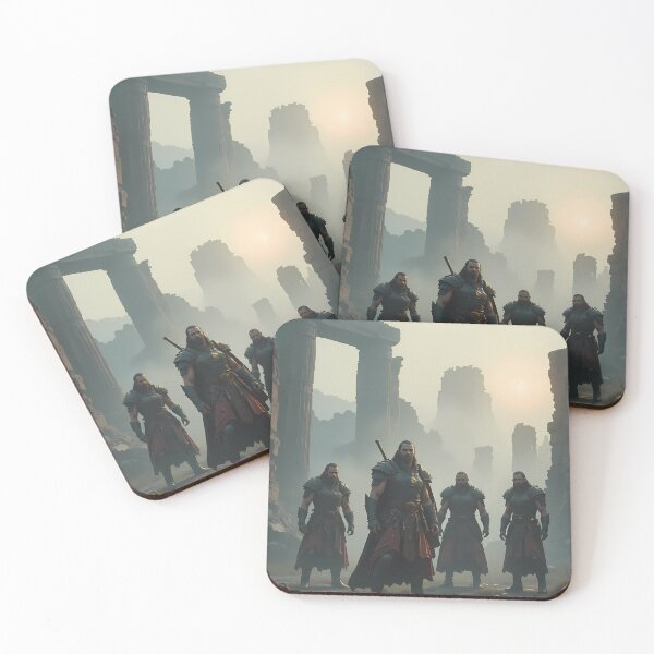 Item preview, Greek Urban Fantasy Warriors Creatures Neon Landscapes Art designed and sold by ART ATTACK ZONE.