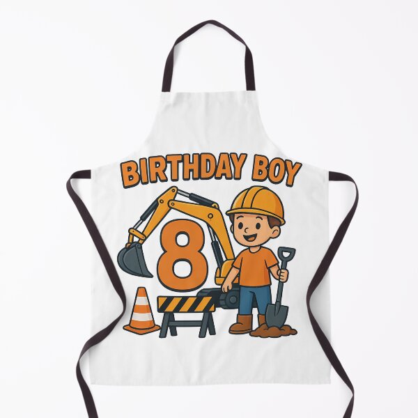 Item preview, 8th Birthday Construction Boy Excavator designed and sold by k3rstman1.