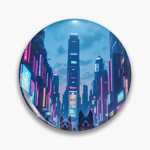 Item preview, Pets Urban Fantasy Warriors Creatures Neon Landscapes Art designed and sold by ART ATTACK ZONE.