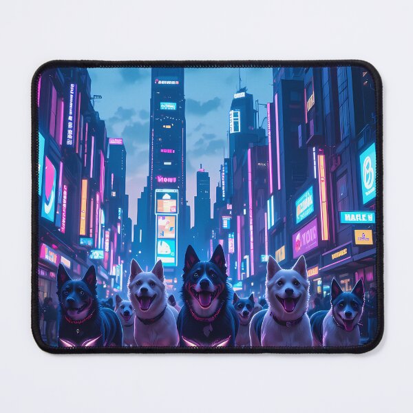 Item preview, Pets Urban Fantasy Warriors Creatures Neon Landscapes Art designed and sold by ART ATTACK ZONE.
