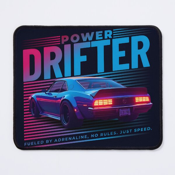 Item preview, Power Drifter T-Shirt – Fueled by Adrenaline | Speed & Car Enthusiast Tee designed and sold by The Upside Down.