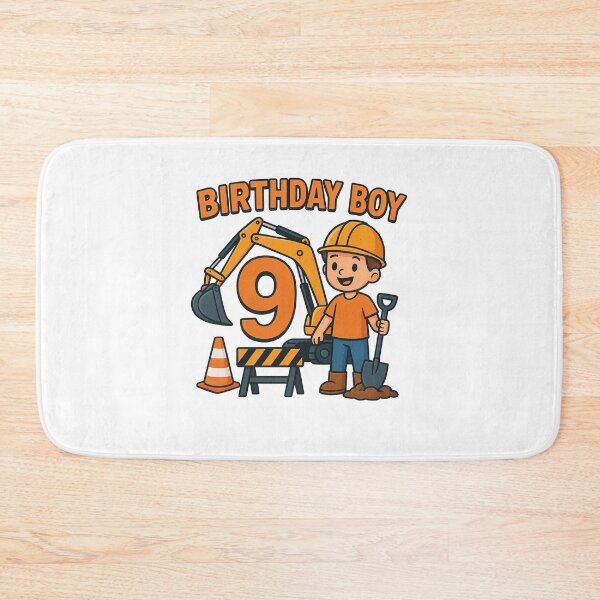 Item preview, 9th Birthday Boy Construction Excavator designed and sold by k3rstman1.