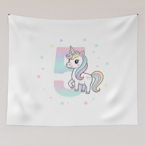 Item preview, Unicorn 5th Birthday Magical Fantasy designed and sold by k3rstman1.