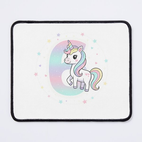 Item preview, Magical Unicorn 6th Birthday Pastel designed and sold by k3rstman1.