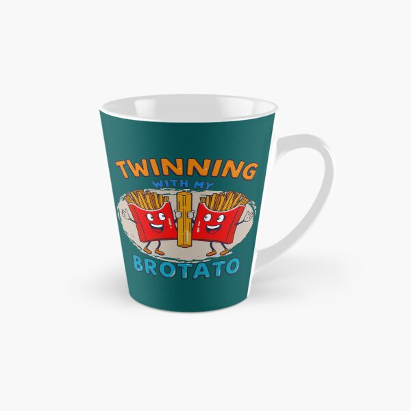 Item preview, Funny Matching Twinning with My Bro Potato Fast Food Lover designed and sold by Zayavca.