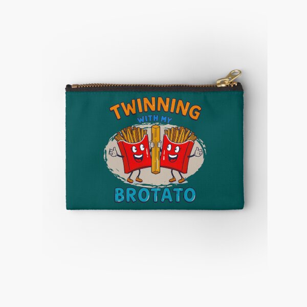 Item preview, Funny Matching Twinning with My Bro Potato Fast Food Lover designed and sold by Zayavca.
