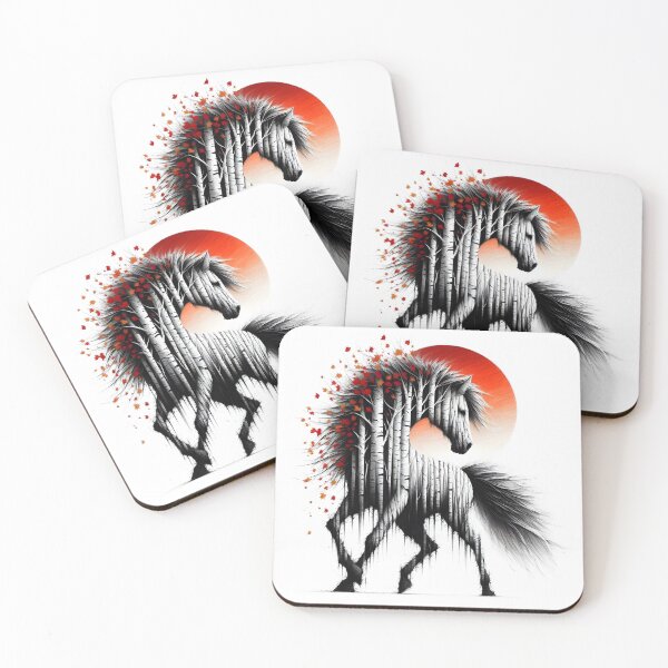Item preview, Birchbark Horse, Ai Generated Art  designed and sold by ACC .