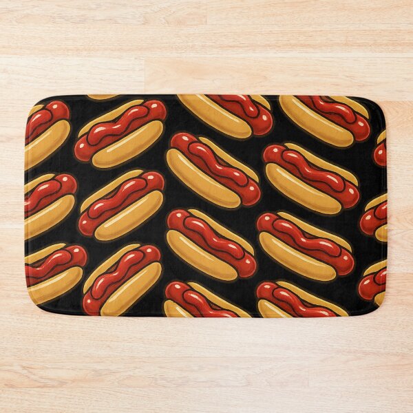 Item preview, Hot dog all over print designed and sold by getpressedshirt.