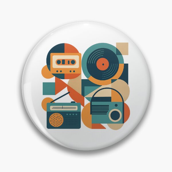 Item preview, Retro Gadget Collage Vector designed and sold by Le Grand Requin.