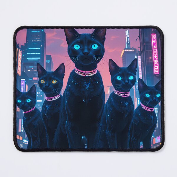 Item preview, Blue Urban Fantasy Warriors Creatures Neon Landscapes Art designed and sold by ART ATTACK ZONE.