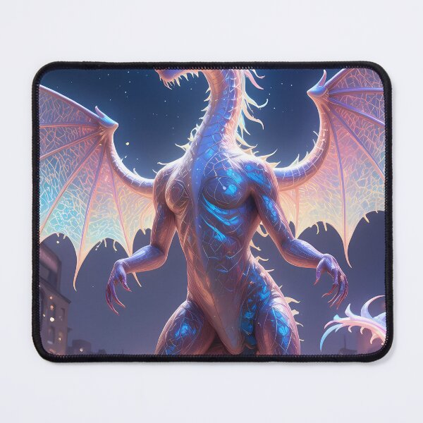 Item preview, Beast Urban Fantasy Warriors Creatures Neon Landscapes Art designed and sold by ART ATTACK ZONE.