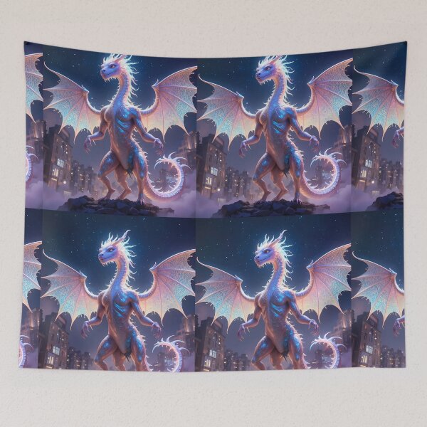 Item preview, Beast Urban Fantasy Warriors Creatures Neon Landscapes Art designed and sold by ART ATTACK ZONE.