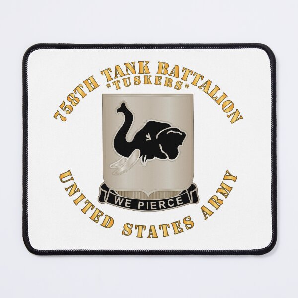 Item preview, Army - 758th Tank Battalion - Tuskers - US Army designed and sold by Military Insignia Products.