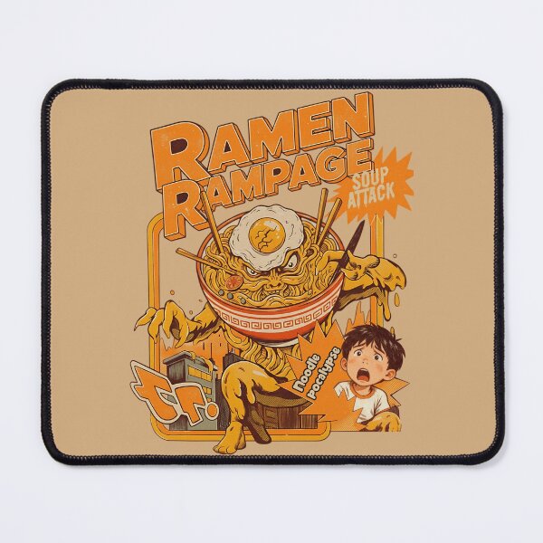 Item preview, Ramen Rampage Retro Monster Attack - Noodle Pocalypse! designed and sold by AwesomeBeyondLimits.