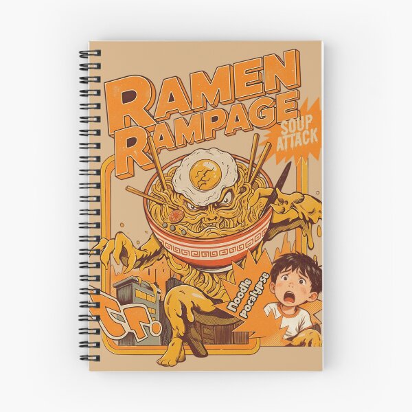 Item preview, Ramen Rampage Retro Monster Attack - Noodle Pocalypse! designed and sold by AwesomeBeyondLimits.