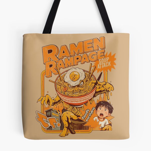Item preview, Ramen Rampage Retro Monster Attack - Noodle Pocalypse! designed and sold by AwesomeBeyondLimits.