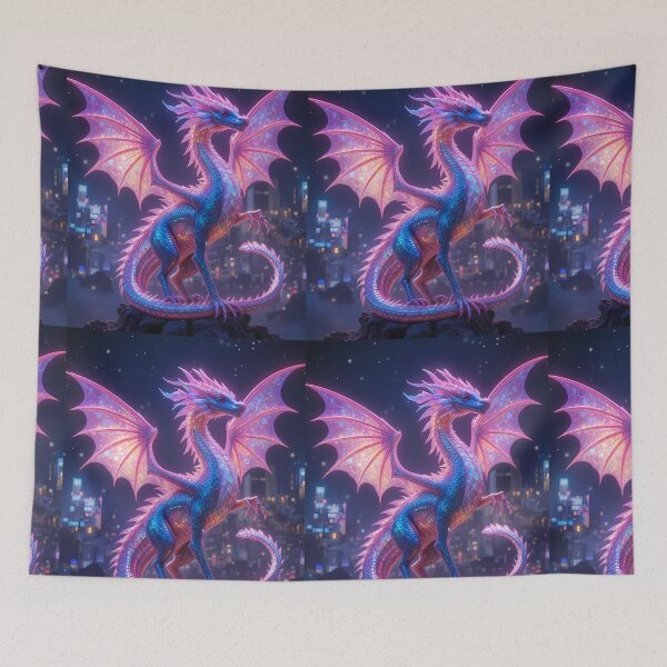 Item preview, Dreamer Urban Fantasy Warriors Creatures Neon Landscapes Art designed and sold by ART ATTACK ZONE.