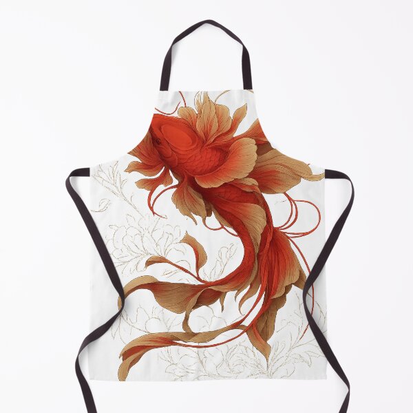 Item preview, Koi Fish lovers — Flowing Red & Beige Koi Fish designed and sold by WorldMash.