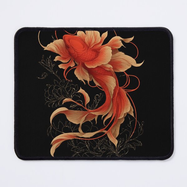 Item preview, Koi Fish lovers — Flowing Red & Beige Koi Fish designed and sold by WorldMash.