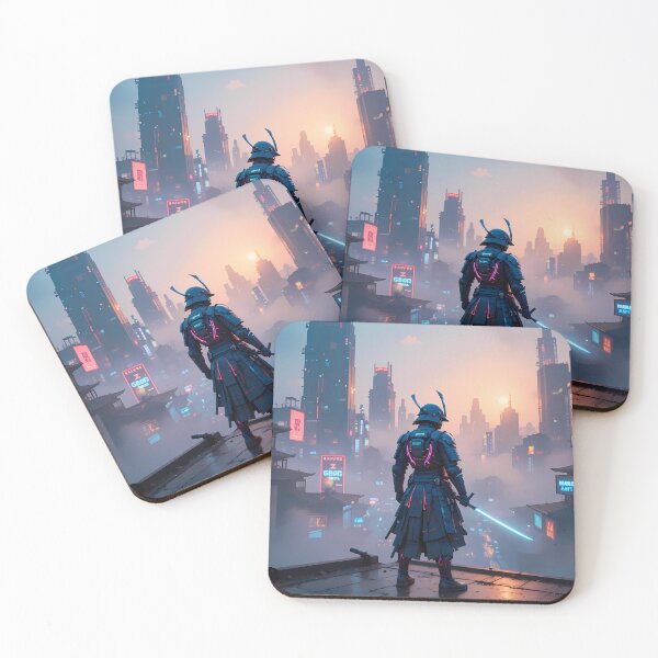 Item preview, Chad Urban Fantasy Warriors Creatures Neon Landscapes Art designed and sold by ART ATTACK ZONE.
